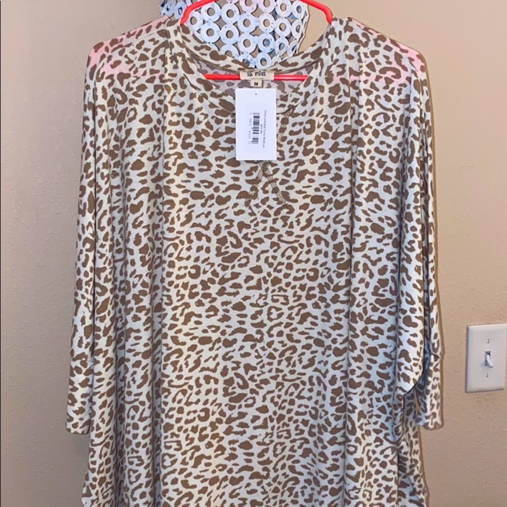 Cheetah Print Oversized top